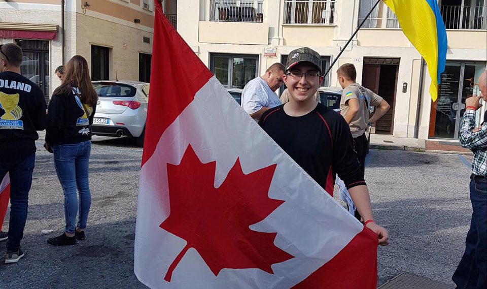 nik represents canada at the world carp classic junior event