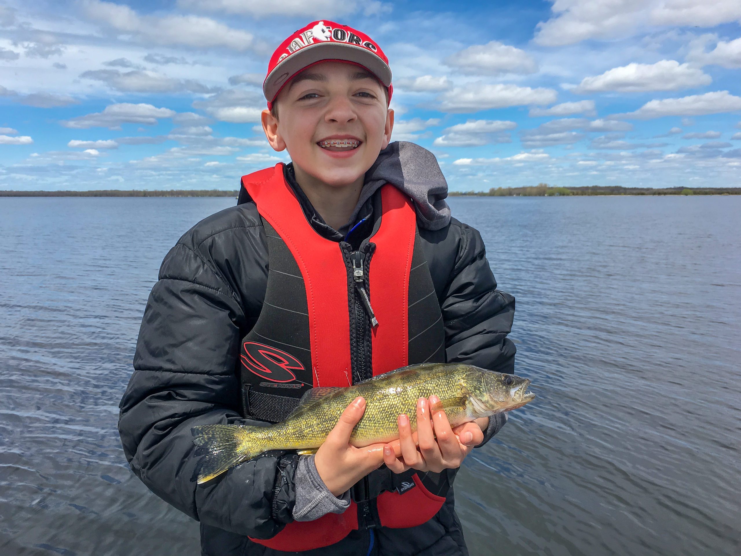 Declan's First Walleye