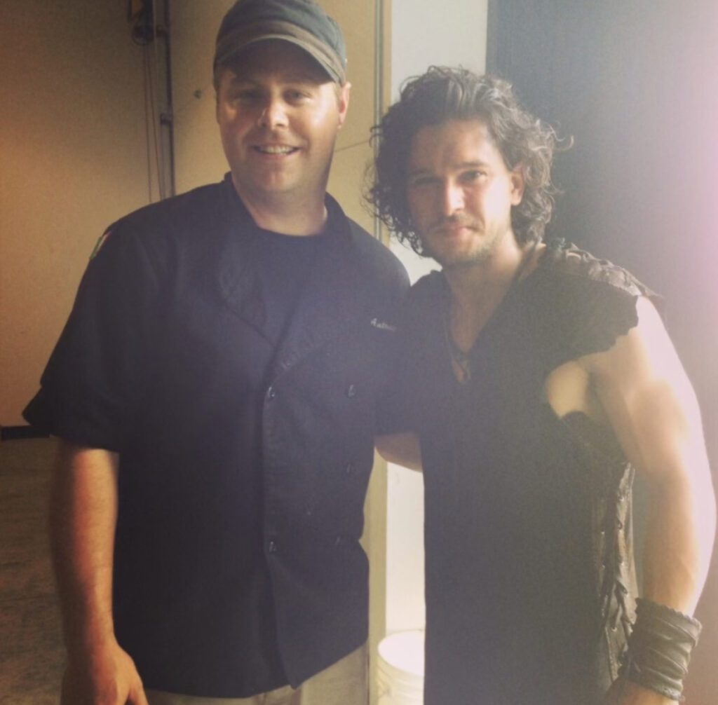Chef Antonio with Kit Harrington